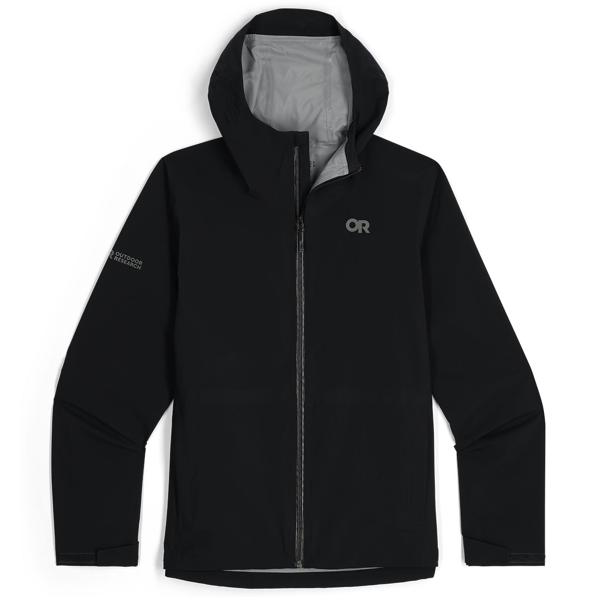 Outdoor Research Stratoburst Stretch Rain Jacket Men's in Black